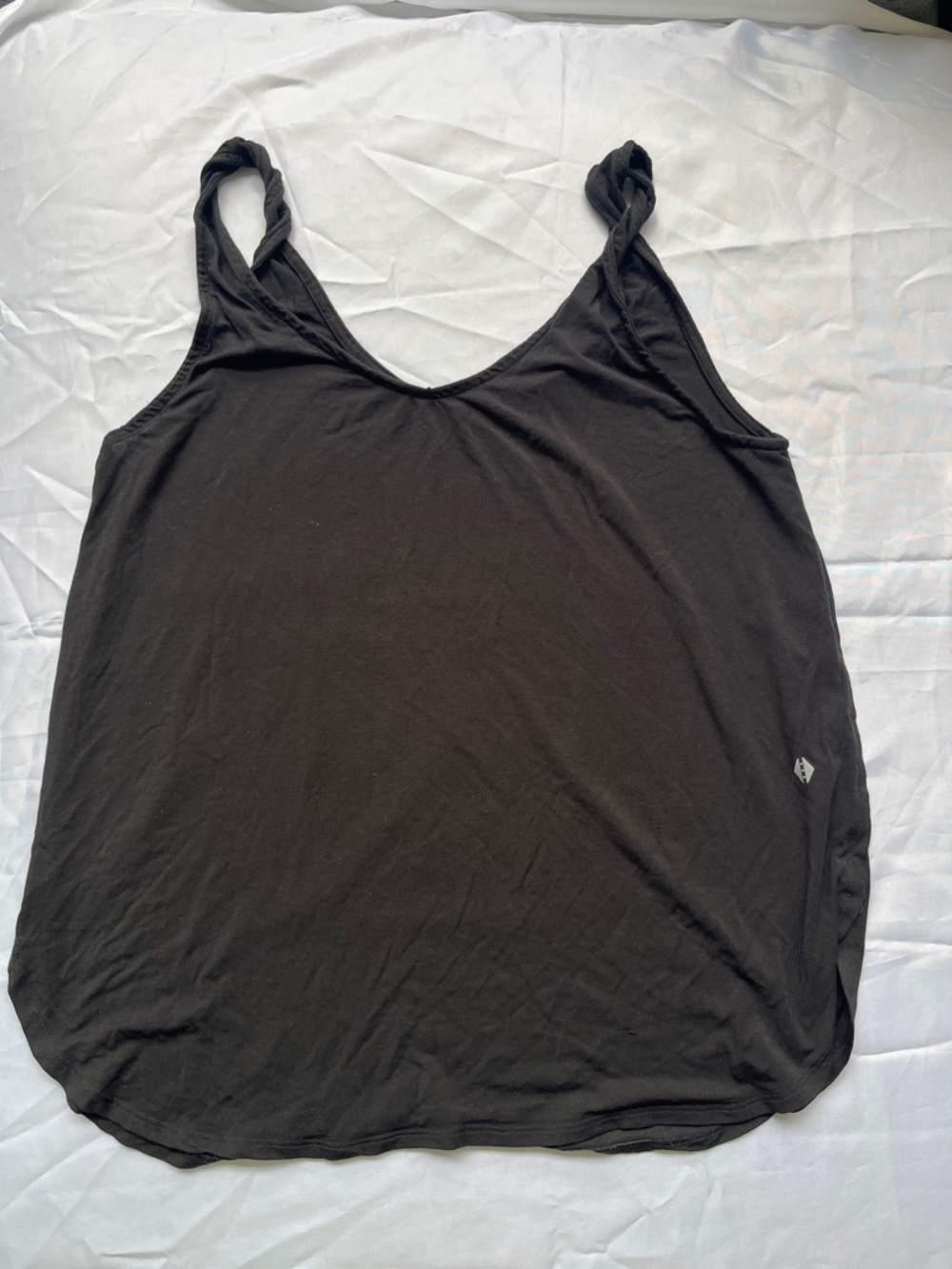 Taco Noir black  Women's Twist-Strap Tank Top, size Small